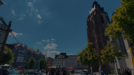 blick auf den domplatz wetzlar
